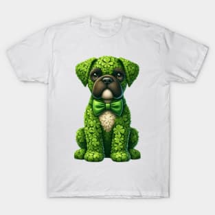 Clover Boxer Dog St Patricks Day T-Shirt